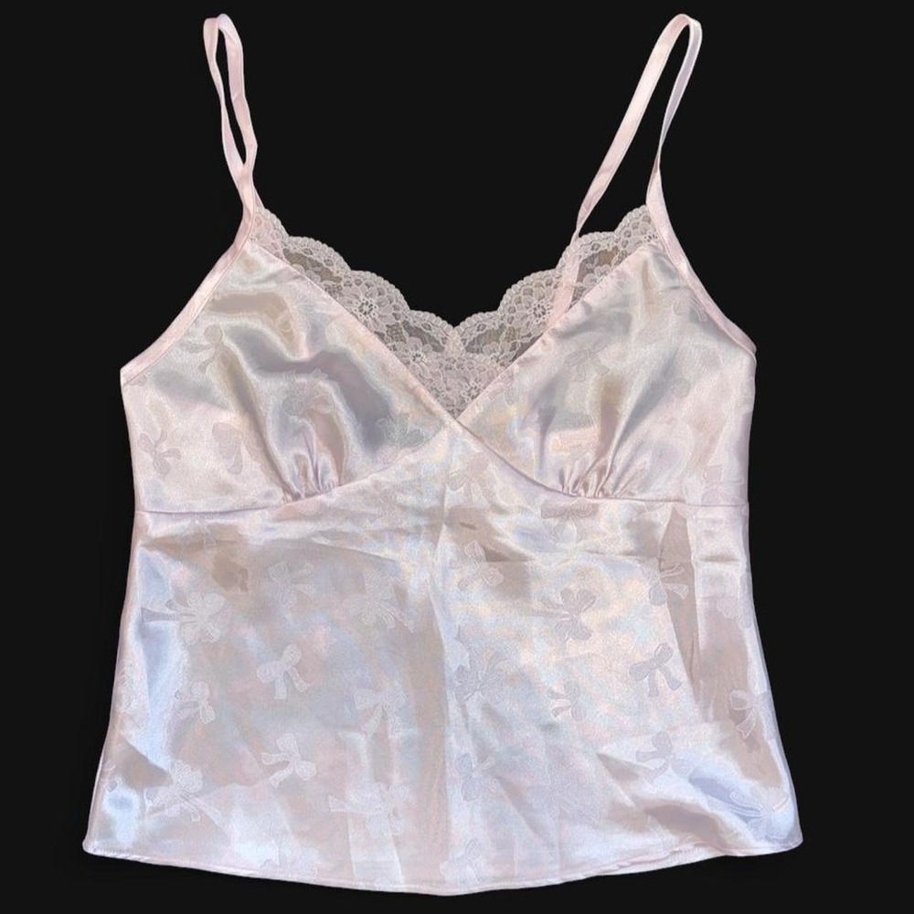 PINK LACE CAMI TOP